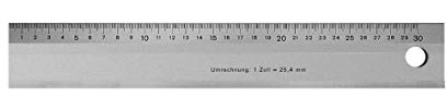 Helios Preisser 453434 Maßstab aus Aluminium, 1000 mm