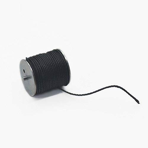 micoshop Speedy Stitcher Nähahle, extra Spule für Leder, grob, gewachst, Schwarz