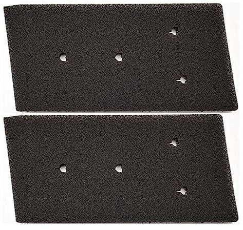 Set of 2 Filters for Bauknecht Privileg Whirlpool HX 481010716911 Dryer, Heat Pump Dryer, Fine - Coarse 230 x 115 x 14 mm, Sponge Filter, Filter Mat, Condenser Dryer, Sponge 100% Made in Germany