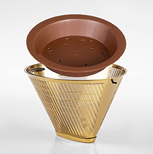 Set Kaffeefilter Goldfilter 1x4 GF4M & Wasserverteiler Tröpfli WVT4