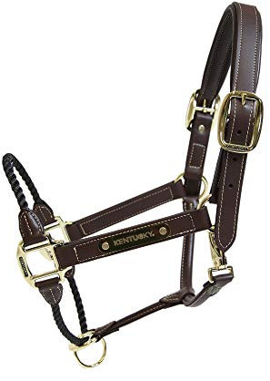 Kentucky Horsewear Leder Halfter Rope Größe: VB Farbe: braun