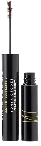 Arches and Halos Mikrofaser-getöntes Augenbrauen-Mousse – reich pigmentierter Augenbrauenformer – wasserabweisender Füllstift – vegan – Rotbraun – 3,1 g