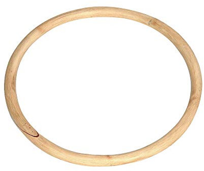 A ALFEEL Wing Chun Rattan-Ring (27,9 cm) Naturholz Wing Tsun Kung Fu Handgelenk Hand Kraft Kampfsport Trainingsgerät