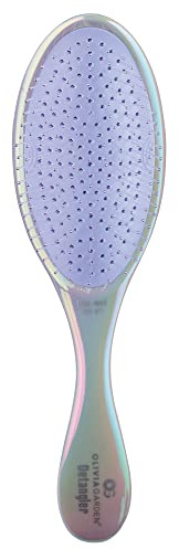 Olivia Garden Aurora Detangler Brush for Wet and Dry Fine to Medium Hair - Detangling Brush for Women, Men, Kids – Opal Purple