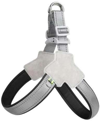 LHEZXS Hundegeschirr Haustierhundträger Für Kleine Und Mittelgroße Hunde Und Katzen Ohne Spannung Weste Träger Welpe Brustgurt-Schwarz-XL