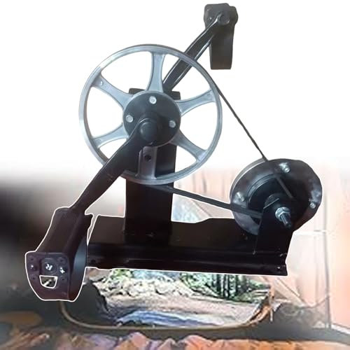 forplubossmmp Générateur À Pédale sans Balais, Générateur Manuel Haute Puissance avec Interface 12 V Et Chargeur De Voiture, Sortie 5 V, Générateurs À Pédale, Alimentation De Secours pour Domestique
