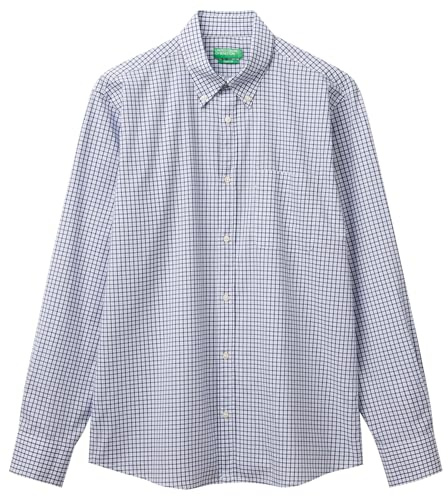 United Colors of Benetton Camicia 52mcuq04b Camicia Uomo (Pacco da 1)