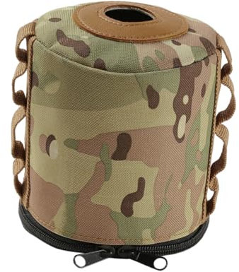 MUSISALY Gas Tank Storage Bag and Insulated Cover Portable Oxford Cloth Protector for Outdoor Camping Large Flat Gas Cylinder Sleeve Camouflage Pattern