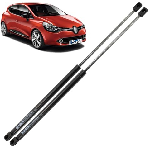 BIAREN Lot de 2 vérins à gaz pour hayon arrière pour Renault Clio Mk4 Hatchback (2012-2020) Système de levage 510 (N) 473 mm 844308661R