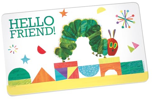 Hello Friend Caterpillar Breakfast Board, Breakfast Board, Breakfast, Dinner, Melamine, Multi-Colour, 23.5 x 14.5 cm
