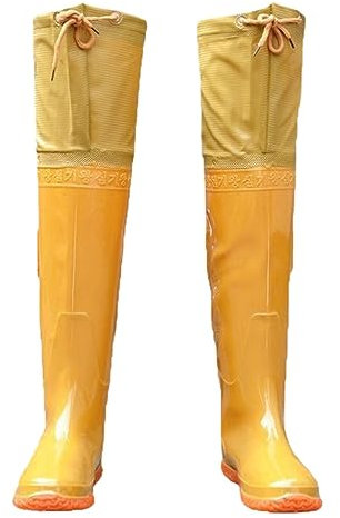 Hüftwaders Eine 60 cm hohe Wathose mit Gesäß, Wasserstiefel für Herren und Damen, Hüftstiefel, knielange Stiefel zum Umpflanzen von Reis