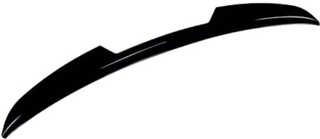 SIKUAI 1 Stück Heckspoilerflügel schwarz glänzend Auto Heckspoiler Außenhecklippe Kofferraumspoiler schwarz glänzend Für Golf 5 R32 2004-2009