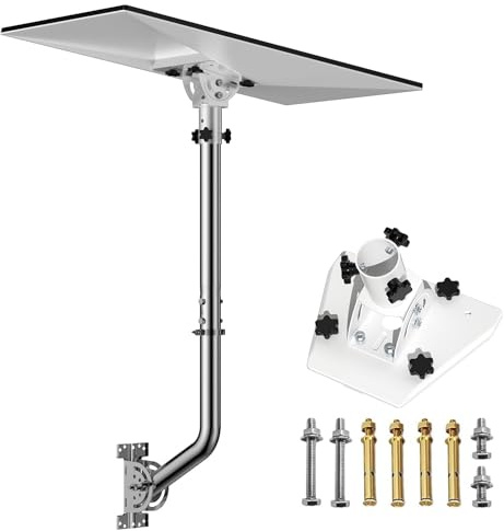 Starlink Gen 3 - Kit di montaggio a tetto con angolo regolabile a 160° per una ricezione perfetta, compatibile con la parabola satellitare Starlink Standard Gen 3 (Splitter Lang)