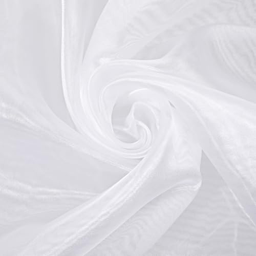 Weiße Tüll Organza Stoff, 2 X 1,5 m Weißer Tüll, Braut Solide Transparente Organza-Bolt, Hochzeitskleid Mode Handwerk Dekorationen