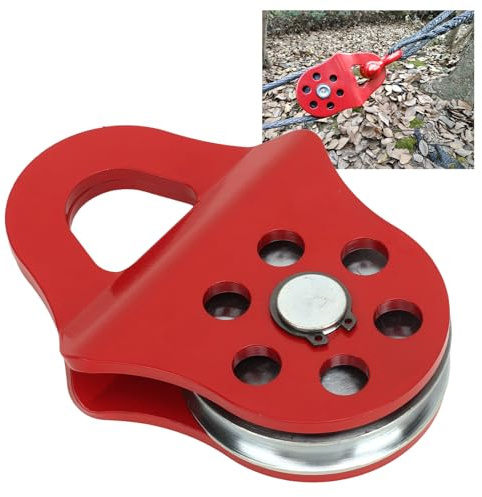 4T - Polea de bloqueo de enganche resistente, polea de cabrestante de remolque robusta para camiones, ATV, UTV y tractores, el mejor sistema de recuperación todoterreno para aventureros y entusiastas