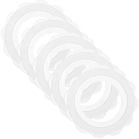 LRXIYODE 5 Stück Teiliges Brustwarzen Schutzset aus flexiblem Material Schweißresistent Rutschfester Stillhütchen mit flexiblem Ring Wiederverwendbar für Neugeborene und Stillende Mütter