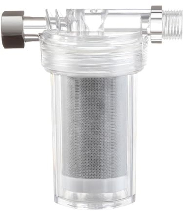 Opatiny Filtro de ducha con carbón activado para purificación de agua, cabezales de ducha, grifos de cocina y baño