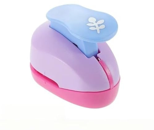 Stanzer Blätter 25mm Papierstanzer Motivstanzer Blätter Papier Ausstanzer Stanzer Kreis Motivlocher Set Ausstanzer Motiv-Locher für Geschenkanhänger, Basteln, Scrapbooking, Fotos, Grußkarten