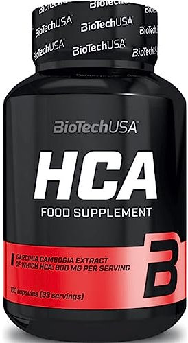 BioTechUSA HCA Complemento alimenticio a base de ácido hidroxicítrico, 100 cápsulas