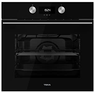TEKA Horno Multifunción Pirolítico 60 cm - Sistema DualClean Autolimpieza Pirolítica - HydroClean PRO - 8 Funciones de Cocinado - 1 Guía Plus-Extension - Clase A+ - HLB 8400 P
