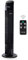 nuovva Electric Quiet Tower Fan – Energy Efficient Electric Fan – Quiet Fans for Bedroom & Office – Oscillating Standing Fan with Remote Control – 33Inch, Black