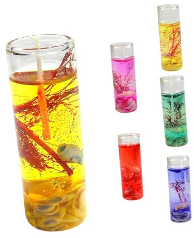 TOPBATHY Bougie Décorative Gel de Coquillage Bougie Aromatique Fumée pour Décoration de Mariage et Fête Design Scénario Marin Couleur Aléatoire