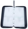 ONEBO 1 Pezzi Plastica Dura da Porta CD Borsa, custodia CD,organizer portatile a portafoglio,Ideale per la casa, il viaggio e l'auto(80 Capacità, nero)