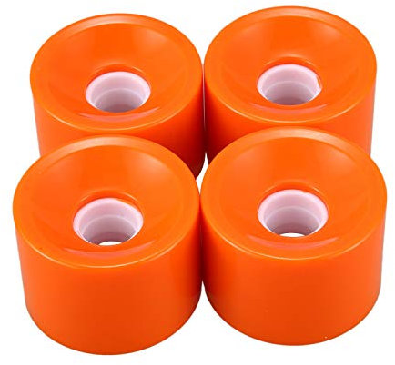 Eighosee 4 Stück/Set 82A Räder Elektrische Longboard-Räder Double Rocker Board Rollen 70 x 51 mm Orange
