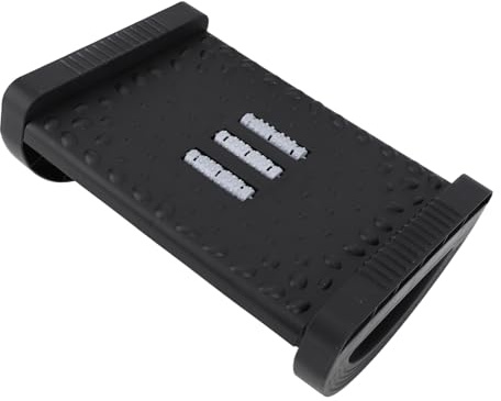 Rocking Foot Stool, Fußruhe Unter Dem Schreibtisch Ergonomische Erleichterung Ermüdung Verbessern die Arbeitseffizienz für Zuhause (BLACK)