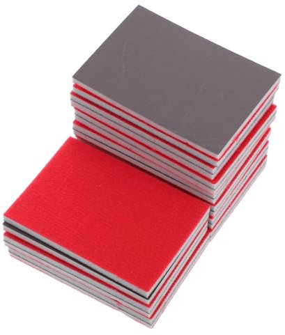 FELTECHELECTR 20pcs High Efficiency Polishing Sandpaper Sheets Grit Fine Grit Sanding Pads Kit for Wood Metal Plastic