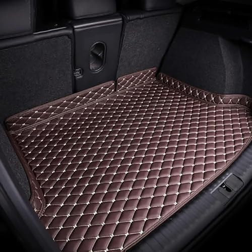 WYHSFSS Auto Leder Kofferraummatten, für Cupra Formentor VZ5 2020-2023 Vollständige Abdeckung Kofferraumwanne Wasserdichtes Kofferraumschutz Schutzmatte,A
