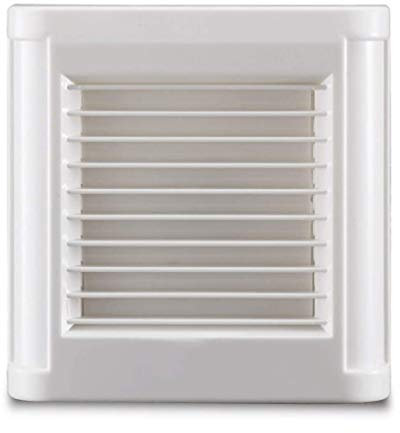 RWSXY Ventilatore di Scarico Silenzioso, Ventilatore di Ventilazione, Ventilatore Quadrato Bianco o da Parete, Ventilatore di Scarico per Finestra in Vetro del Bagno