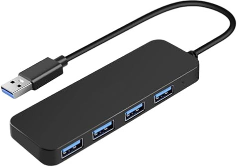 Divisor USB – Conector USB múltiple para ordenador portátil, adaptador hub | dispositivo de transferencia de datos expansor multifunción con salida de alta velocidad, multipuerto con un BRE