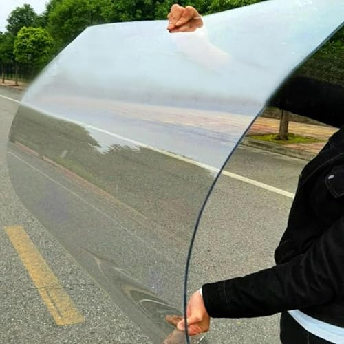 eryssgbf Klare Acrylglas-Platten (1mm stark) Einfach zu biegen & zuschneiden - Für Tageslichtdecken, Frühbeete und DIY-Verdachungen