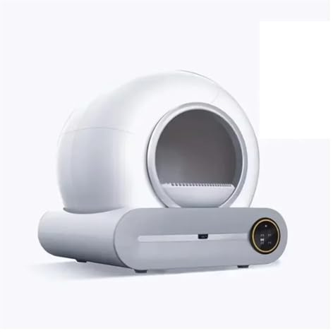 Lettiera for gatti intelligente automatica autopulente completamente chiusa controllo tramite app rimuove gli odori sabbiera 65L