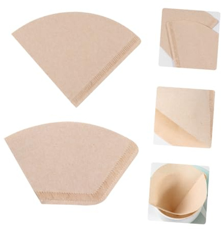 TOYANDONA 200 pièces Filtres à Café Papier Non Blanchi Cone pour Machine à Café Filtre Entonnoir Jetable pour Préservation Saveur Pure Lot Pratique