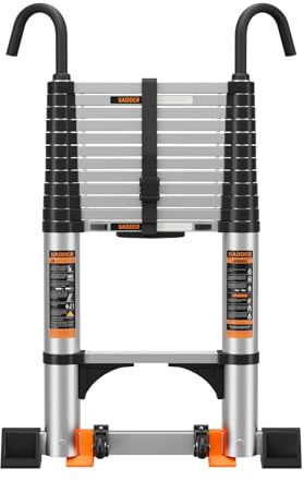 Telescopic Ladder,3.8M Aluminium Loft Ladder,ladders extendable