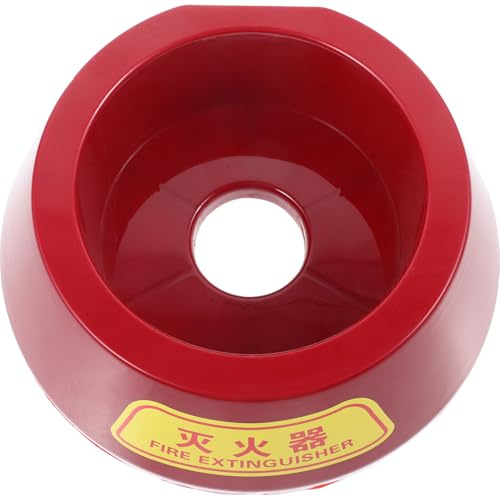 COLLBATH Base para Extintor de Polvo Químico Seco de 3-5 Kg Soporte de Suelo de Plástico Resistente y Estable Color Llamativo Adecuado para Almacenamiento y Seguridad Hogares y Oficinas
