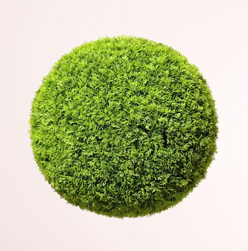 naturing monde Esfera Artificial Jibuti 38 cm de diámetro | Bola de Boj HDPE con Protección UV 5 Años | Topiario Decorativo Interior y Exterior Ideal para Jardín, Terraza y Entrada