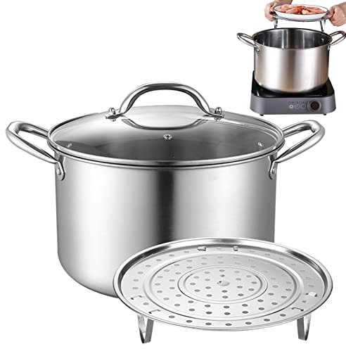 ARTIBY Pots d'extérieur pour Le Camping - Réchaud à Alcool en Acier Inoxydable - marmites pour cuisinière à Induction et cuisinières électriques