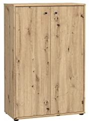 FORTE TEMPRA 2 Kommode mit 2 Türen, Holzwerkstoff, Artisan Eiche Dekor, (B x H x T) 73,7 x 111,1 x 34,8 cm