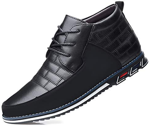 COSIDRAM Men's High-Top Walking Boots, Black, Size EU 42