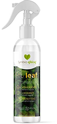 SYMBIOETHICAL BY SYMBIAGRO - PRO, Leaf Spray, Uso Botanico ad Applicazione Fogliare Rinverdente, Lucidante Fogliare con Effetto Barriera Protettivo, Made in Italy, 500 ml