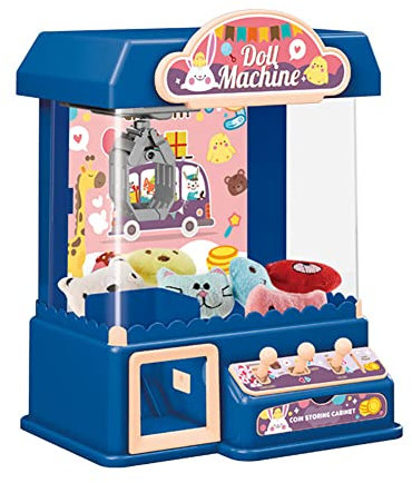 LICHENGTAI Krallenmaschine Candy Grabber Süßigkeitenautomat Machine Puppen Dispenser Machine Spiel Puppengreifmaschine mit Lichtmusik, Motorikspielzeug Geschenk für Kinder Jungen Mädchen