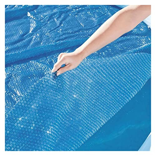 IBOWZ Solar Cover for Swimming Pools Above Ground Pool Solar Covers, Round Spa Hot Tubs Solar Blanket Cover, 400 Micron Bubble, 24ft 22ft 21ft 18ft 15ft 13ft 12ft 10ft Swimming Pool Cover