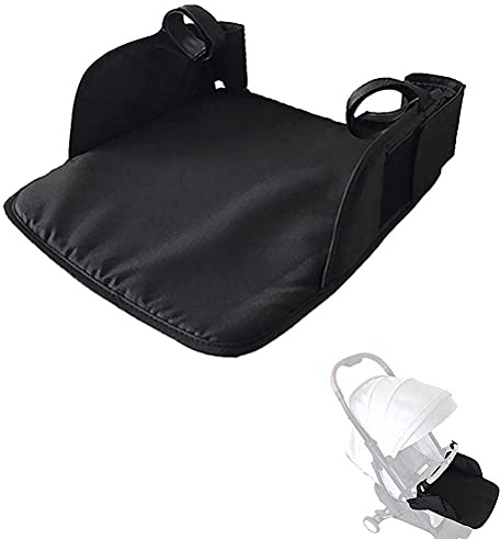 Universal Extensor de soporte para pies de cochecito de bebé Tela Oxford Fácil de instalar 35x30x4CM Para todas las estaciones Accesorio importante (NEGRO)