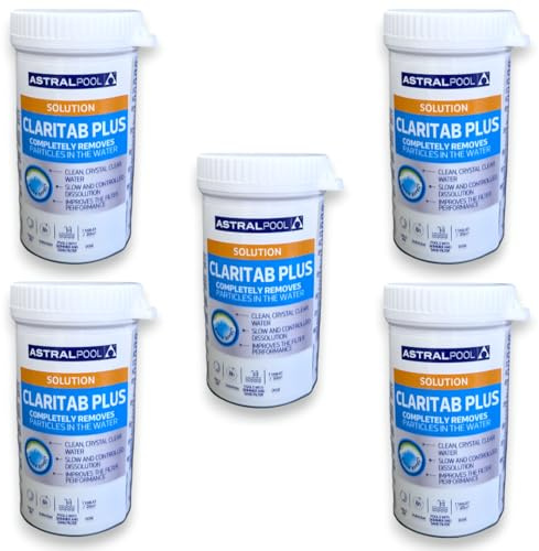 Claritab Plus Astralpool - Pack de 5uds - Elimina partículas del Agua
