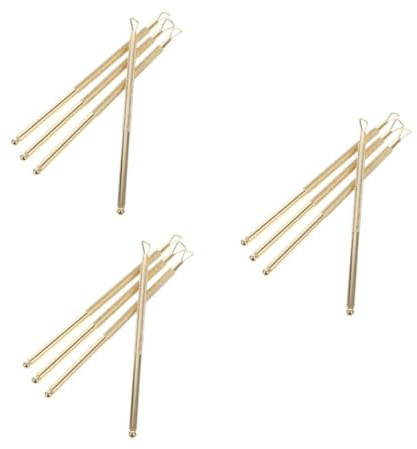 Mikinona 12stücke Teiliges Aus Edelstahl Nagelhautentferner Und Schaber Ergonomisches Design Für Schmerzfreies Entfernen Von Gel-lack Und Abgestorbener Haut Für Maniküre Und Pediküre