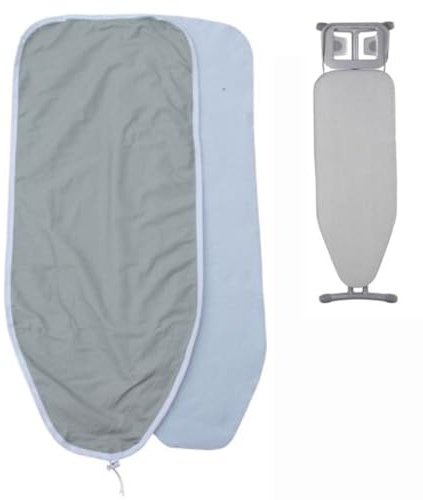 DAQXYH Copri ASSE Ferro da Stiro Argento per ASSE da Stiro 100x42cm 110x45cm 120x44cm 132x50cm Copriasse da Stiro Universale Copertina Ricambio Facile Stiratura(110x45cm(43x18in))