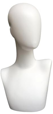 Ysyqkn Tête de Mannequin Décorative pour La Confection de Chapeaux, Perruques, Colliers et Coiffes, L